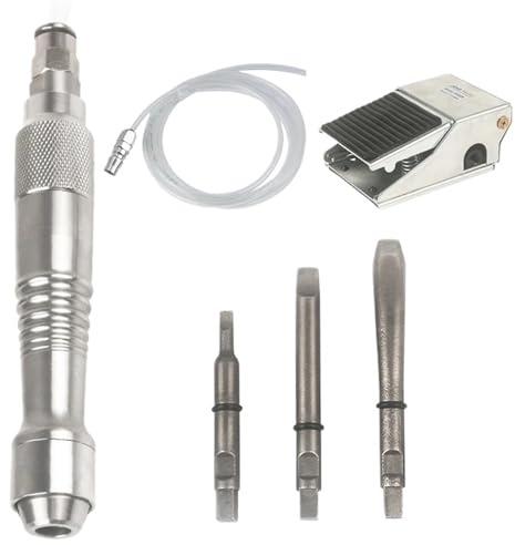 Mini Air Chisel Pneumatic Hammer Shovel Micro Flux Chipper Gas Pencil Medical Gypsum Cast(Set 2)
