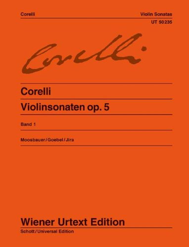 Violinsonaten op. 5 band 1 violon