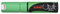 Uni-Ball 186463 - Marcatore a finestra e a gesso con punta a cuneo 8 mm, verde fluorescente, 1 pezzo