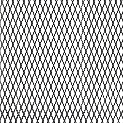 Alberts 465919 Streckmetallblech | Aluminium | Aluminium, schwarz eloxiert | 600 x 1000 x 1 mm