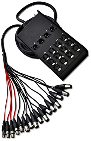 Seismic Audio SACB-12x4x25 12-Channel XLR Low Profile Circuit Board Snake Cable, 25-Feet