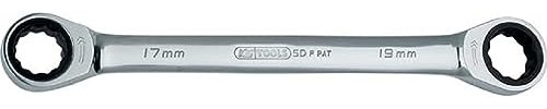 KS Tools 503.4511 GEARplus Doppel-Ratschenringschlüssel, 8x10mm