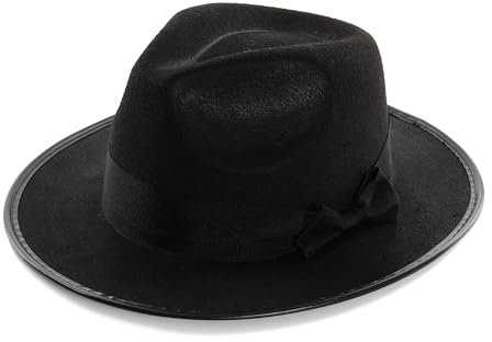Erwachsenenhut aus Velours, 1920er-Jahre, Schwarz