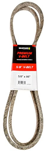 MaxPower Courroies 347631, renforcé au kevlar, 5/8 x 86 - 5L860 - longueur extérieure L(a) 2180 mm.