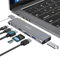 MOKiN USB C Adapter, 7 in 2 MacBook USB Multiport Adapter, Mac Dongle mit 4K HDMI, USB 3.0, TF/SD, Thunderbolt 3 und PD 100W, USB-C Hub für MacBook Air/Pro M1/M2/M3