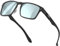 ATTCL Klassische Herren Polarisierte Sonnenbrille mit Rechteckig Metallrahmen und Karbonfaser Bügeln,V Sonnenbrillen 8999 Black silver