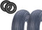 2 COPERTONI + 2 CAMERE D'ARIA 3.50-8 PNEUMATICI RIGATI RINFORZATI 4PR GOMME RUOTA CARRIOLA