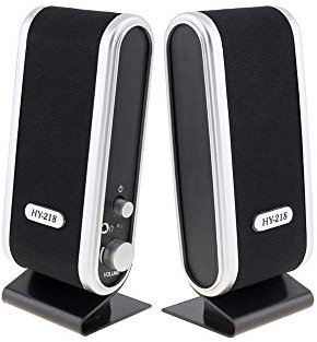 Tenglang Mini Computer Speakers USB Mini Multimedia Speaker Stereo Sound Portable Desktop Speakers for Computer Desktop PC Laptop Notebook