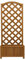 SASONS® Quality Large Wooden Free Standing Planter Stand with Lattice Trellis Panels for Outdoor Garden Patio Balcony Porch for Climbing Plants Pot Rack Support Structure (PLANTER 120X45X30CM)
