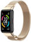 Bracelet de montre en maille compatible avec Huawei Band 6, bracelet de montre en métal fin respirant compatible avec Honor 6 Smartwatch pour homme et femme, Métal Acier inoxydable Métal