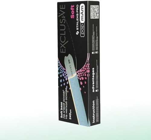 Disposable Files only papmAm Soft Base 100/150/ 180/240 grit 30pcs Exclusive 20 (240 grit)