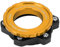 01 02 015 Centerlock Adapter, Aluminiumlegierung Fahrradzubehör Scheibenbremse Centerlock Adapter CNC-Bearbeitung für Mountainbike(Gold)