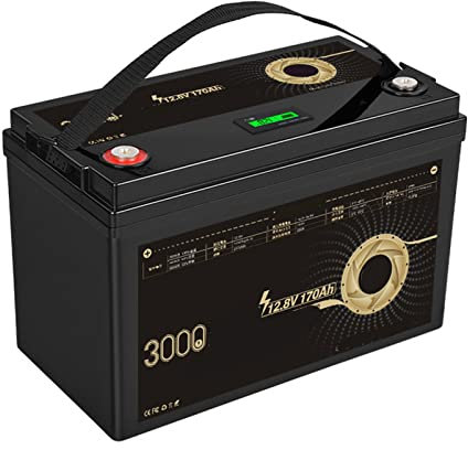TGHY 12V LiFePO4 Battery Deep Cycle Lithium Battery Rechargeable Lithium Iron Phosphate Battery Built-in 200A BMS 3000 Cycles Battery for RV, solar, Home Energy Storage etc,170AH