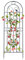 Treillis De Jardin En Métal De 180 Cm X 50 Cm Treillis De Plantes En Fer Noir Résistant À La Rouille Pour Escalader Des Roses En Plein Air, Des Vignes, Des Fleurs Et Des Légumes (Black-1 Pack)(Size:20