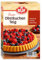 RUF Obstkuchen Teig, Backmischung für Obstkuchenteig, schnell und einfach, Obstboden, Erdbeerkuchen oder Tortenboden, 1 x 260g