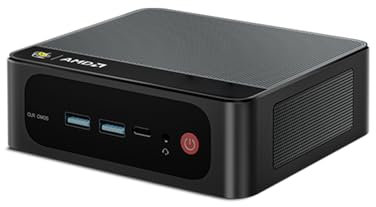 Beelink SER5 MAX Mini PC, AMD Ryzen 7 6800U con 8 core e 16 thread fino a 4,7GHz, 32GB LPDDR5 di RAM e 500GB di SSD, schermo 4K a 60Hz con supporto per fino a 3 schermi (HDMI/DP/Type-C), BT5.2, Wi-Fi6