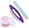 Nail Polish File Set, 3Pcs Nail Art Buffing Cream and Brush Buffer Set, Manicure Pedicure Tools for Salon and Home Use