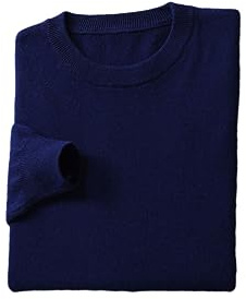 Rfmfkkg Maglione Classico da Uomo Girocollo Girocollo Pullover Lavorato A Maglia Caldo Misto Cotone Cashmere