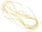 Bouillondraht Gold, Französischer Bullion-Draht, Stickgarn Kupferdraht Nähen Nähen Glanz 1,5 mm Durchmesser Manuelle DIY-Saite