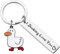 PLwelth Enten-Schlüsselanhänger für Paare, I Love You, niedlicher Schlüsselanhänger für Damen und Herren, lustiger Schlüsselanhänger für Entenliebhaber, Autoschlüssel, Schlüsselanhänger für