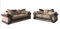 RestNest Spacious Dino Sofa Sets – Stylish 3 and 2 Seater Sofa Set in Beige Brown – Jumbo Cord 3 Seater Sofa & 2 Seater Sofa for Modern Living (Beige-Brown)