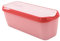 Récipient à Crème Glacée, Bac à Crème Glacée avec Couvercle, Récipient de Stockage de Crème Glacée Faite Maison, Grande Boîte à Crème Glacée Hermétique pour Yaourts Desserts, Bacs à Glace, rose rouge