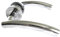 Arched T Bar Internal Latch, Essential Sets for Internal, Featuring Polished Chrome Finish, Door Latch Compatibility for Home & Office (1 Pair of Handles)