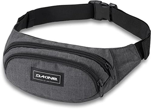 Dakine Hip Pack – Gürteltasche in Carbon – Verstellbarer Hüftgurt, 2 Reißverschlussfächer – für Reisen, Alltag, Festivals & Outdoor