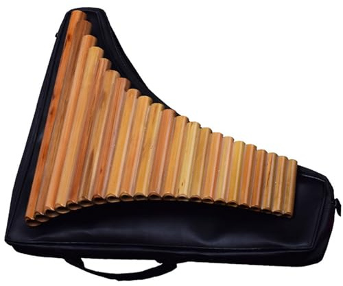 Panflöte Bitter Panflöte Instrument C Professionelle 22-Röhren-G-gestimmte Panflöte. Spielende Panflöte Für Die Linke Hand(C)