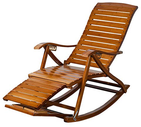 WOTZOV Loungesessel Loungesessel, Vintage-Liegestuhl für den Garten, Klappbarer Schaukelstuhl für Erwachsene, Sonnenliege, verstellbare Sonnenliegen, Relaxsessel, SLIN