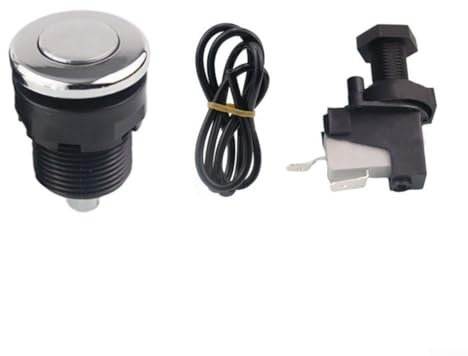 Kit de bouton d'air pneumatique pour baignoire, déchets et jacuzzi, pour piscines, spas, jacuzzis – 32 mm