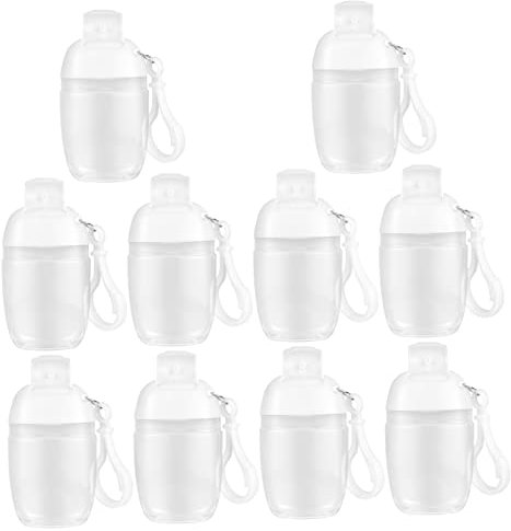 IWOWHERO Lot de 10 Bouteilles Deau De Voyage Vides De 30 ML pour Produits De Toilette