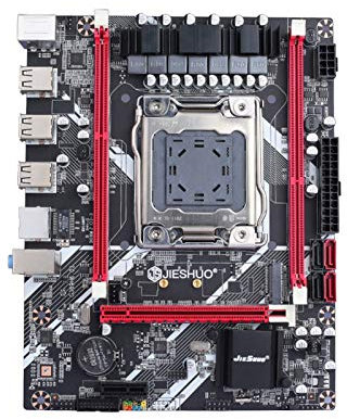 XYYZXKL Placas Base de Ordenador Computadora Portátil Plotería Fit For Jieshuo X79 Computadora Placa Base 2011 Pin CPU Kit Admite El Procesador E5(X79-4M)