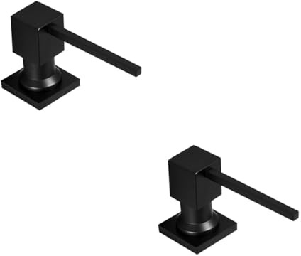 HOMSFOU 2pcs Nozzle Hand Bottle Sink Soap Dispenser Reusable Refillable Dispenser Pump for Home Kitchen