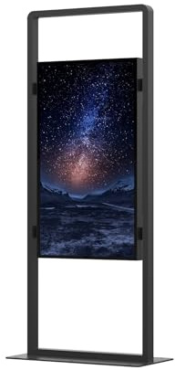 KIMEX - Totem vidéo - Taille écran 55 - Utilisation Outdoor - IP65 - Résolution Full HD - Luminosité 3000cd/m2 - Utilisation 24/7-162-5505