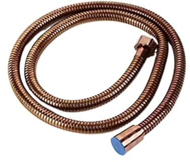 Tubo flessibile for doccia in acciaio inossidabile oro rosa lungo for for bagno, tubo for acqua, prolunga for idraulico(100cm)