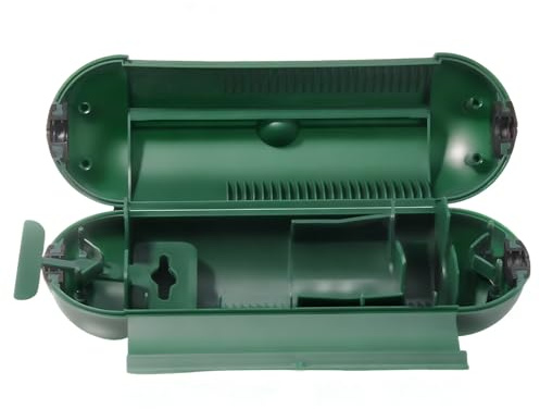 Boîtier Électrique Étanche IP55 | Protection Prise Extérieure Antichoc | Boîte Verte pour Rallonges (20.5x12.5x8cm) | adapté pour une utilisation en intérieur et dans des espaces extérieurs couverts