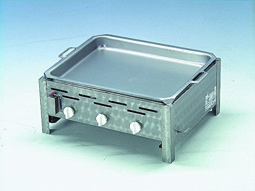 Gasgrill/Gastrobräter 3-flammig mit Pfanne für ERDGAS