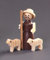 Rudolphs Schatzkiste Miniaturfigur Schäfer mit Schafen Natur Höhe=7cm NEU Seiffen Erzgebirge Dekoration Holzfiguren Weihnachten Fensterschmuck Spielzeug Deko Weihnachtsfigur