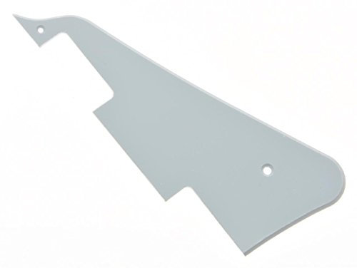 KAISH USA Spec Solid White 1-lagige LP Gitarre Pickguard Scratch Plate passend für Gibson Les Paul