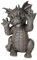 Pacific Giftware Garten Figur Drache schneidet Grimasse 26 cm - Gartendrache Fantasy Deko Statue