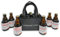 QUATSCHmanufaktur Bier Männerhandtasche Medizin/Männergeschenk gefüllt mit 6 Bier Flaschen in der Filztasche/Bier Geschenke für Männer 6 × 0,33 l Bier