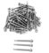 NUZAMAS Lot de 50 vis auto-perceuses en acier inoxydable 304 avec rondelle pour bois, métal 5,5 x 60 mm