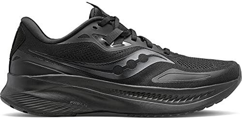 Saucony Women's Guide 15 Running Shoe, Triple Black, 7