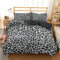RFFLUX 3D bunt Tier Leopardenmuster Bettwäsche Set 135x200 cm 2teilig mit Reißverschluss Weiche und Angenehme Schlafkomfort Microfaser Bettbezug Kinderbettwäsche mit Kissenbezug 80x80 cm