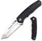 Harnds Pollux CK6119 couteau pliant, Aus-8, lame acier japonaise, manche G10, 3 options de couleur, clip 2 positions, 11,4 g (Noir)
