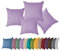 chilly pilley Kissen Wasserfest Gartenstuhl Gartenkissen Dekokissen Indoor Outdoor Sitzkissen Rückenkissen Garten Kissen Elegante Outdoorkissen viele Farben 4er Set 45x45 Lila
