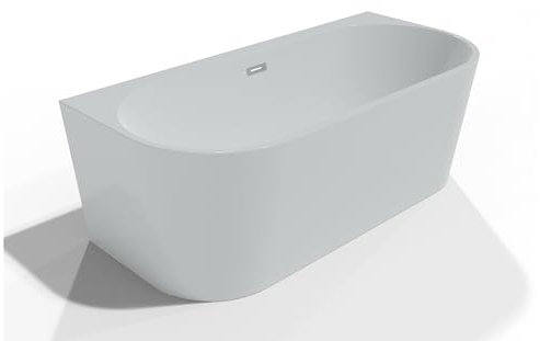 SPALINA NAOS - Bañera Semi-exenta Mural NAOS L. 170 x l. 80 cm