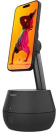Belkin Auto-Tracking-Ständer Pro mit DockKit, Handyhalterung mit Ladefunktion kompatibel mit MagSafe, kabelloses Laden 15W, 360-Grad-Tracking, 1,5-m-Kabel, iOS-Integration für iPhone 16, 15, 14, 13