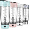 600 ml elektrischer shaker, eiweiß shaker elektrisch, shaker proteinshake elektrisch, protein shaker elektrisch für perfekte cremige Eiweißshakes, BPA-freier Tritan Shaker, USB-C aufladbar - Blau